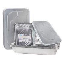 Chafing Dish Set, Aluminum Steam Table Pans with Lids, Deep